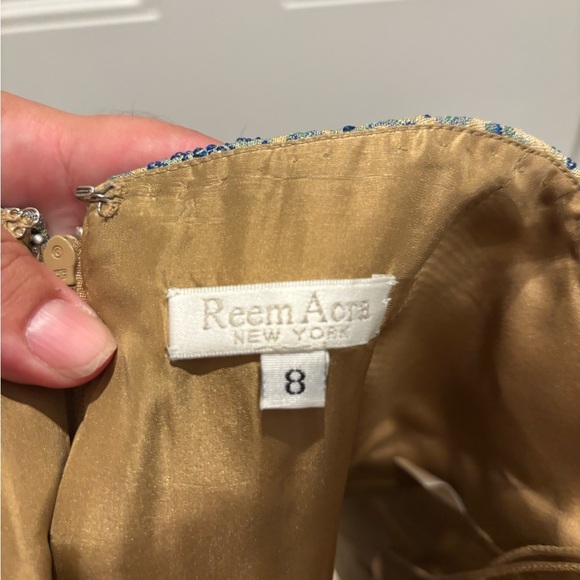 reem acra beaded top Corset Sz 8 - Picture 5 of 5